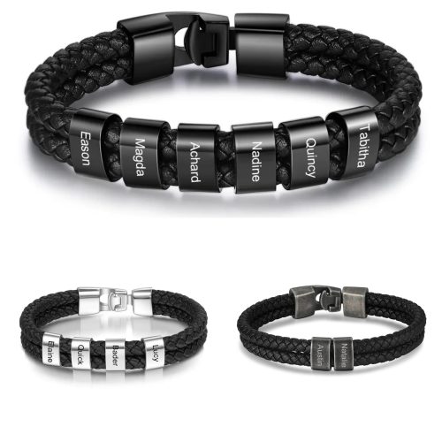 leren armband met naam